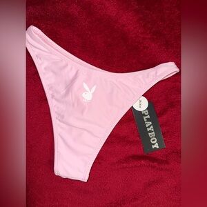New Women’s PLAYBOY Pink Swimsuit Bikini Bottom size Xs